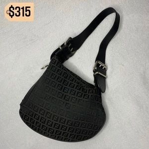 ✨✨✨✨SOLD✨✨✨✨ Fendi Zucchino Oyster Shoulder Bag